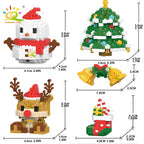 PENDRA Elk Deer Santa Building Set