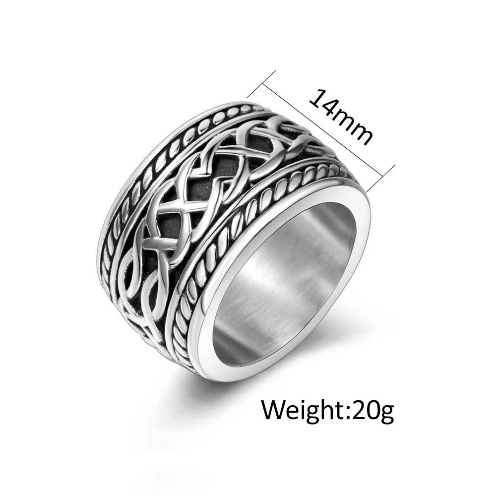 PENDRA Celticknot Spiral Celtic Knot Ring