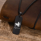 PENDRA Zodiac Bar Pendant Necklace