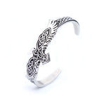 PENDRA Raven Rune Stainless Steel Viking Bracelet