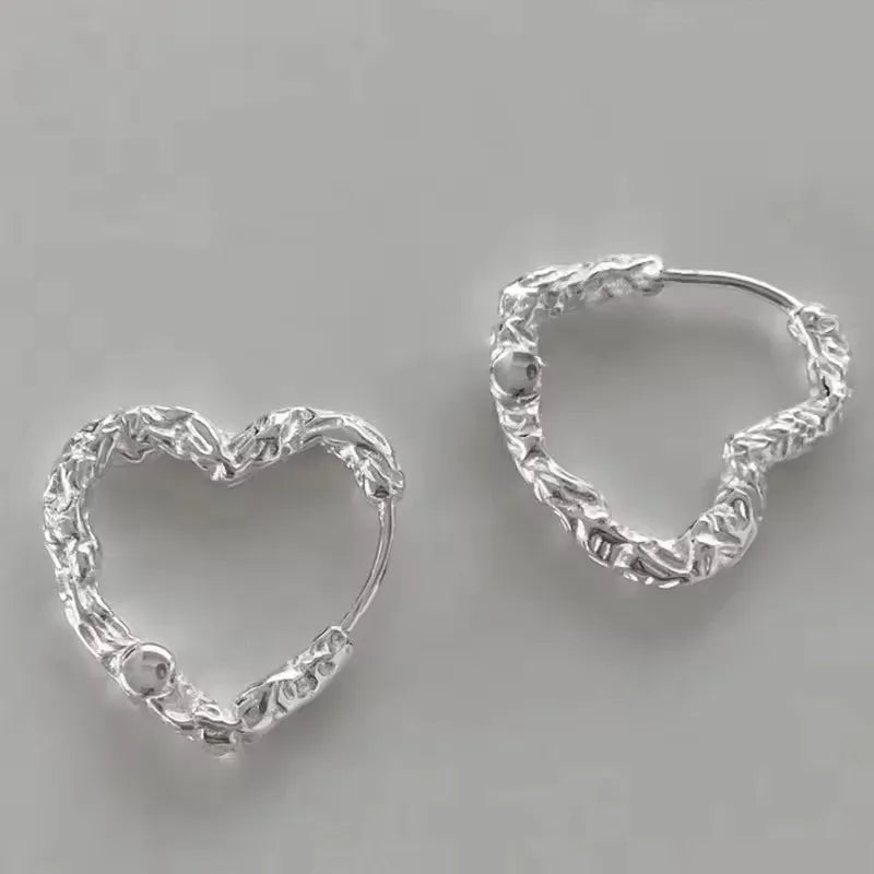 VENTFILLE 925 Sterling Silver Hoop Earring for Women Black Agate Hip Hop Versatile Big Bohemia Punk Jewelry Gift Dropshipping