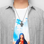 PENDRA Religion Jesus Cross Steel Necklace