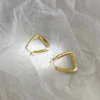 PENDRA Starfish 925 Sterling Silver Hoop Earrings
