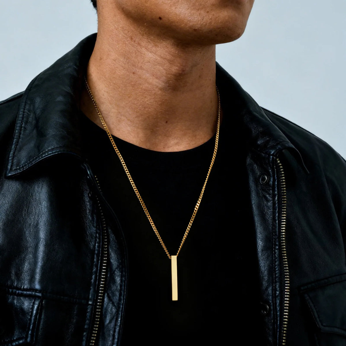 PENDRA Bar Vertical Long Pendant Necklace