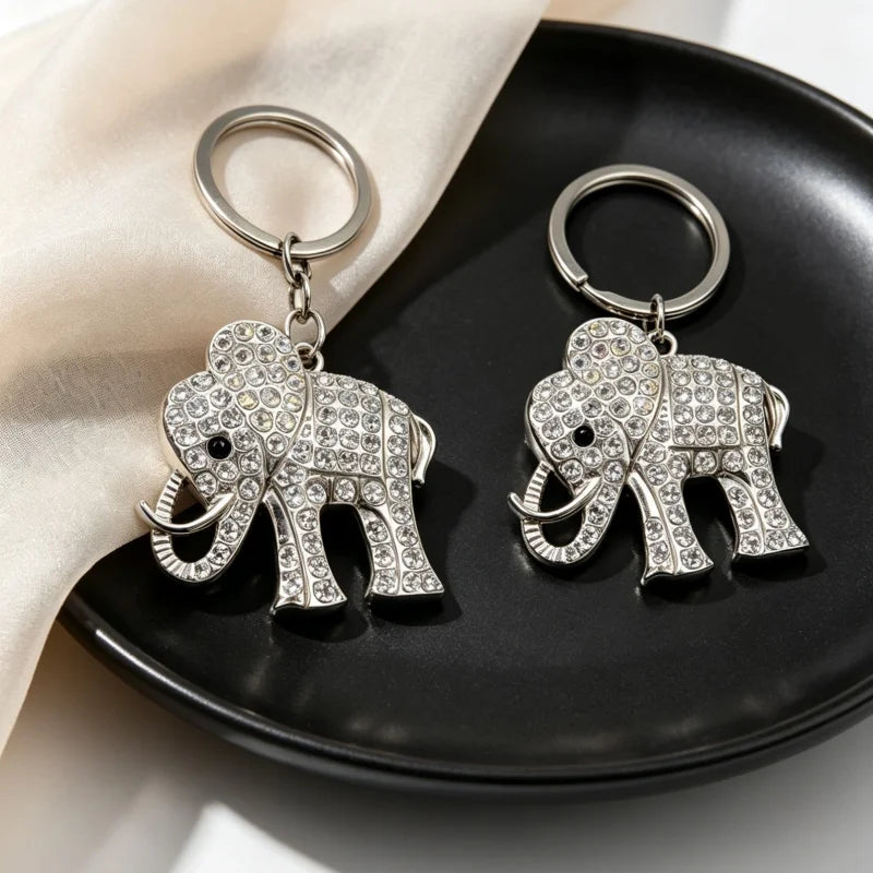 PENDRA Elephant Stainless Steel Elephant Keychain