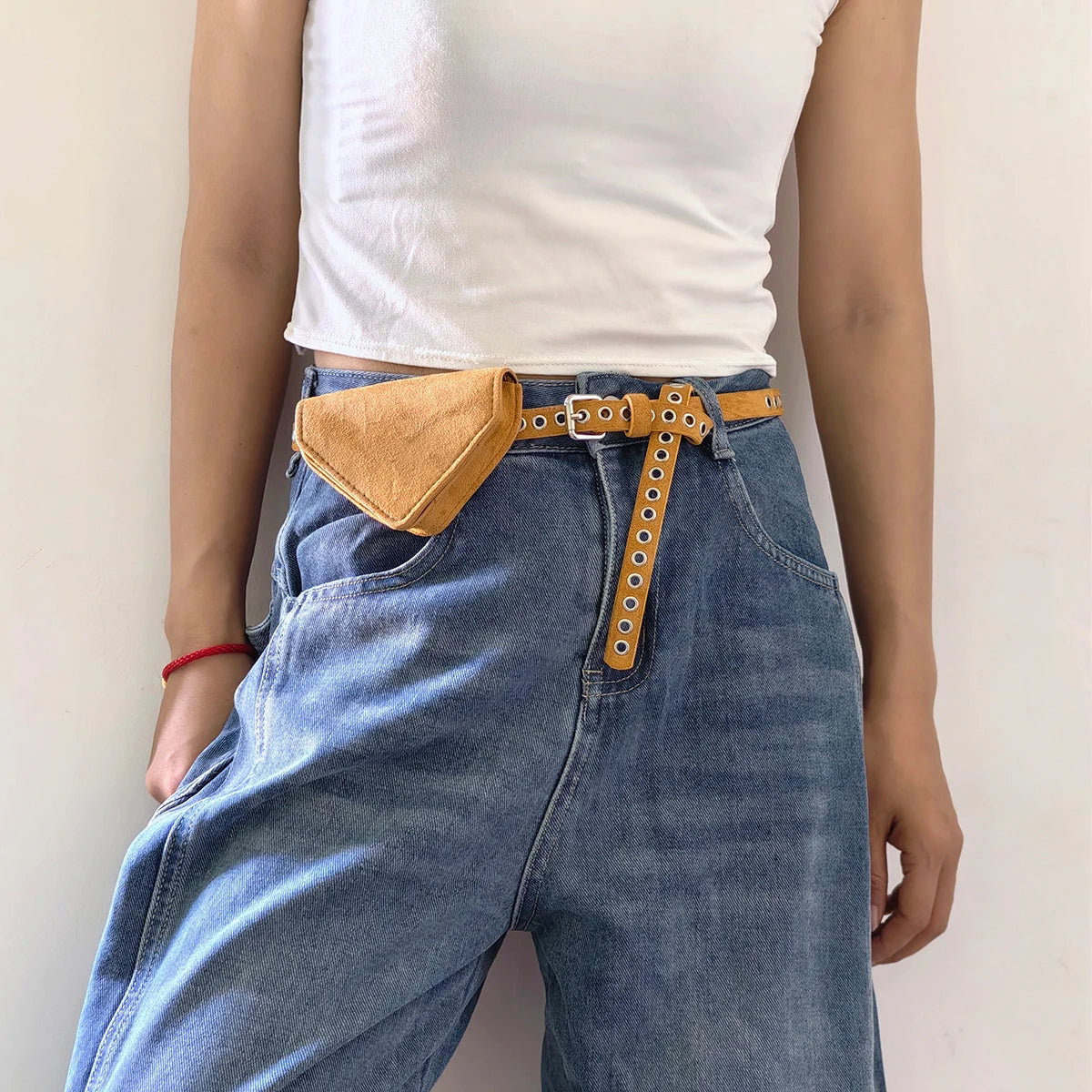 PENDRA Norara Leather Gothic Belt Bag