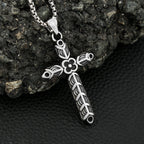 PENDRA Rhombuscross Gothic Rhombus Cross Pendant