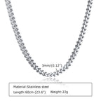 PENDRA Franco 3Mm Chain Necklace