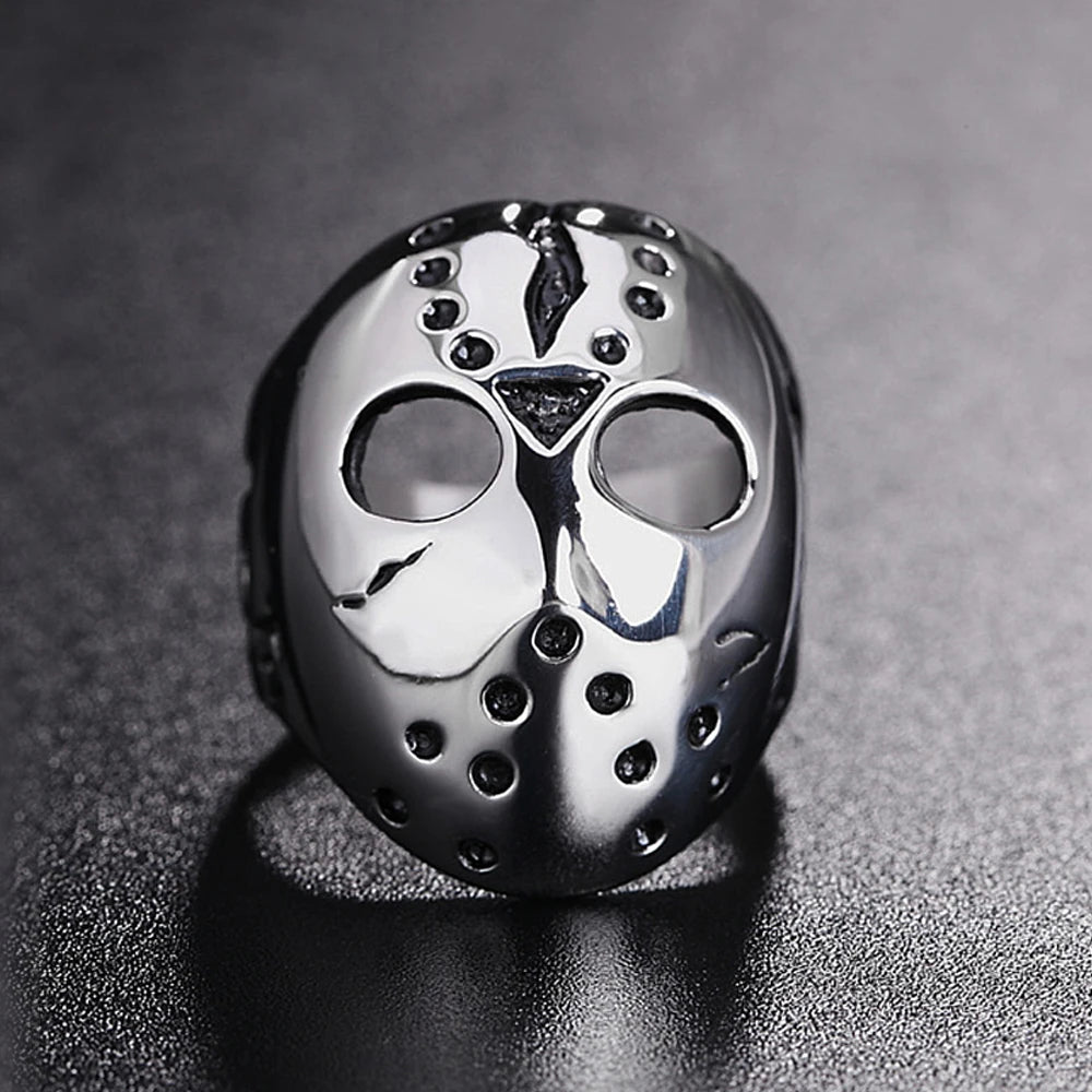 PENDRA Jason Punk Mask Ring