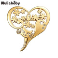 PENDRA Cat Heart Hollow Love Brooch