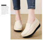PENDRA Leather Sports Platform Shoes