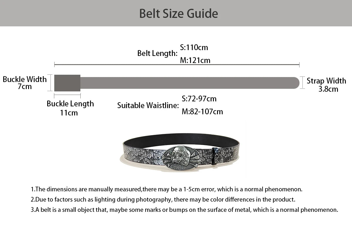PENDRA Iriselle Leather Black Floral Luxury Belt