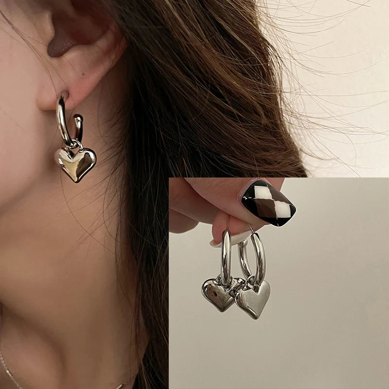 VENTFILLE 925 Sterling Silver Black Agate Earring for Women Girl Design Personality Minimalism Jewelry Gift Dropshipping