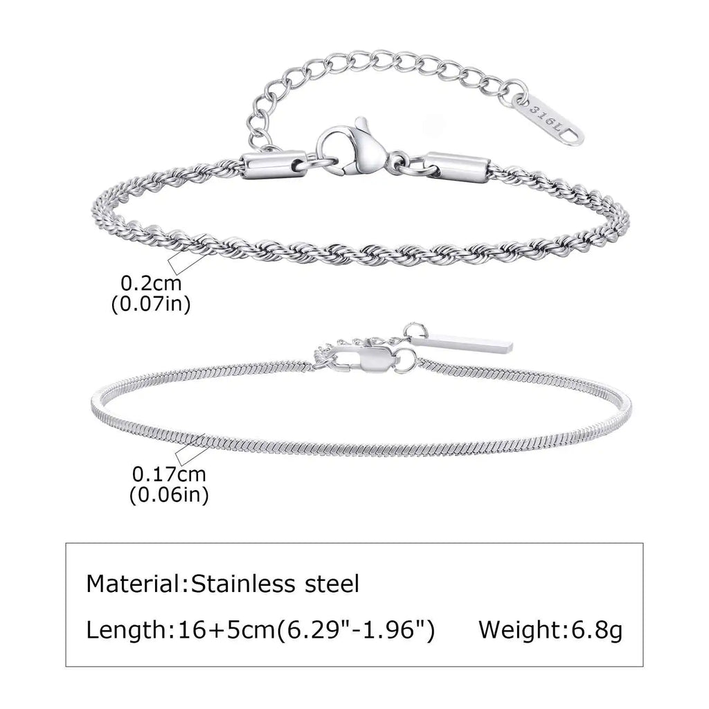 PENDRA Paperclip Never Bracelet