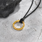 PENDRA Mobius Black Pendant Necklace
