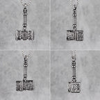 PENDRA Thor's Hammer Steel Necklace