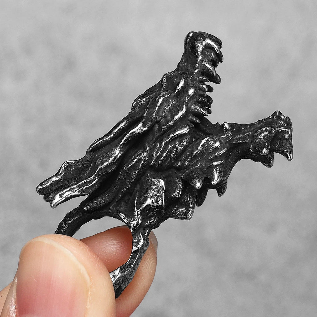 Retro Dragon Head Men Necklaces Stainless Steel Pendant Chain Women Punk Fashion Jewelry New In Accessories Gifts Wholesale