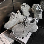 PENDRA Rhinestone Diamond Sports Shoes