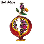 PENDRA Pomella Big Enamel Pomegranate Brooch