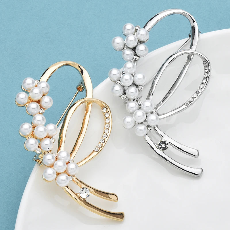 PENDRA Florielle10 Pearl Brooch