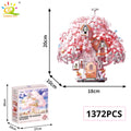 PENDRA Discoloration Cherry Floral Building Set