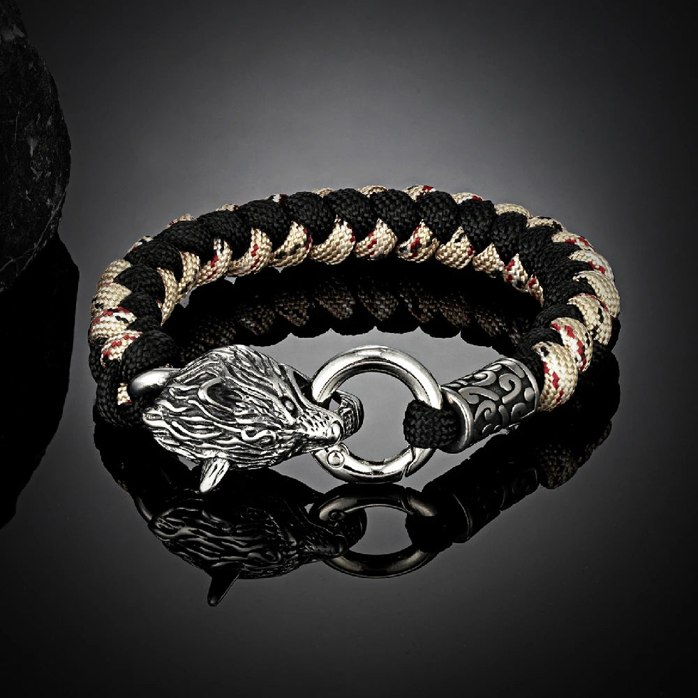 PENDRA Wolf Classic Steel Bracelet
