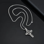 PENDRA Cross Knot Pendant Necklace