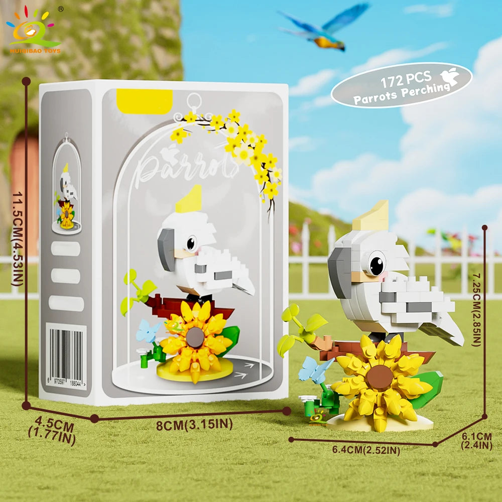 PENDRA Parrot Bird Micro Building Set