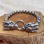 PENDRA Dragon Vintage Steel Bracelet