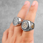 PENDRA Nordic Mythology Odin Steel Ring