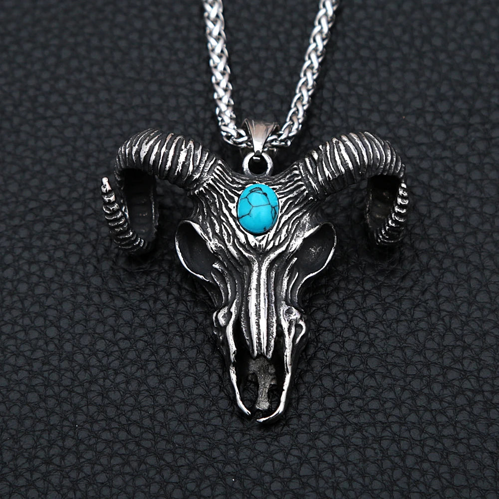 PENDRA Vikingcrest Stainless Steel Viking Ring