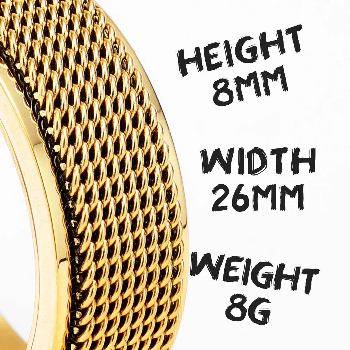 PENDRA Fidget Spinner Braid Ring