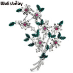 PENDRA Banquetflora Crystal Flower Brooch