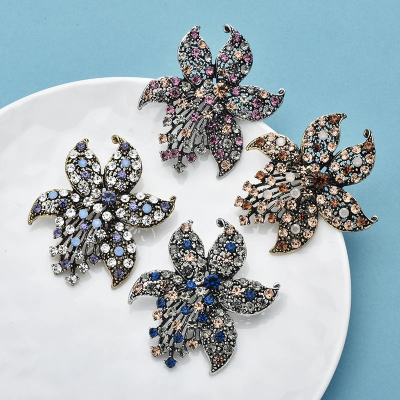 PENDRA Floravintage Vintage Luxury Flower Brooch