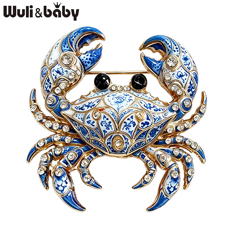 PENDRA Cute Crab Brooch