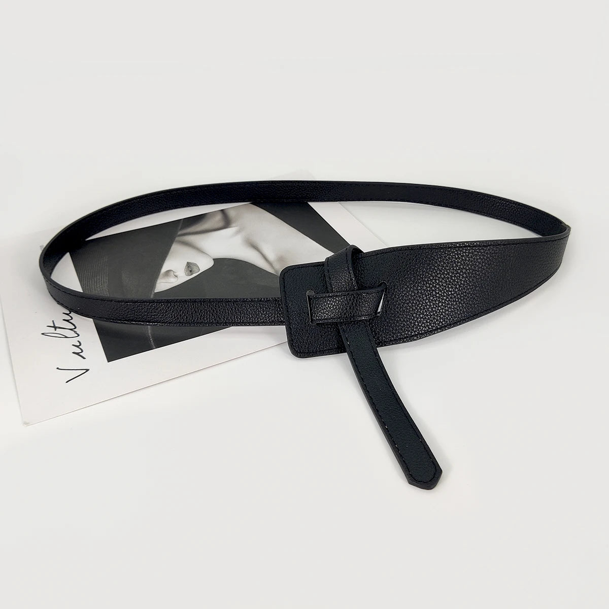High-Quality Luxury Designer Belt For Women Knot Soft Pu Leather Long Plus Size Waistband Female Coat Corset Belt Cummerbunds