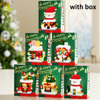 PENDRA Santa Snowman Mini Building Set