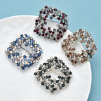 PENDRA Rhombelle Rhinestone Geometric Rhombus Brooch