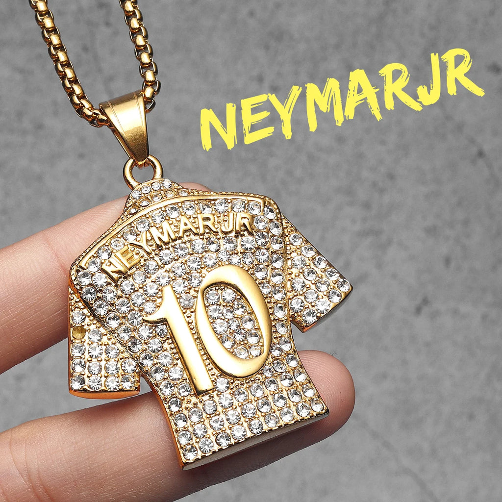 PENDRA Football Jersey Mbapp Steel Necklace