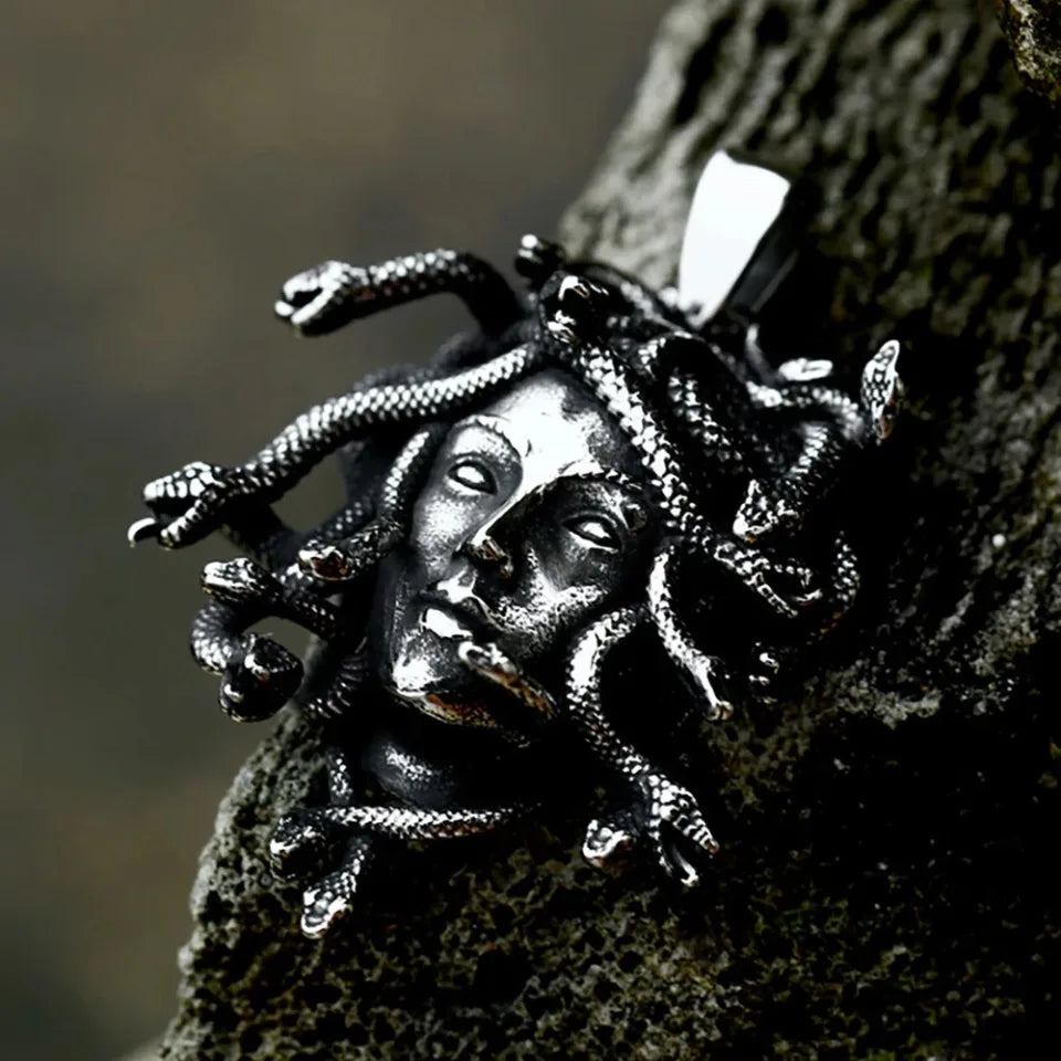 PENDRA Medusa 316L Stainless Steel Gothic Pendant