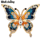 PENDRA Classic Enamel Butterfly Brooch