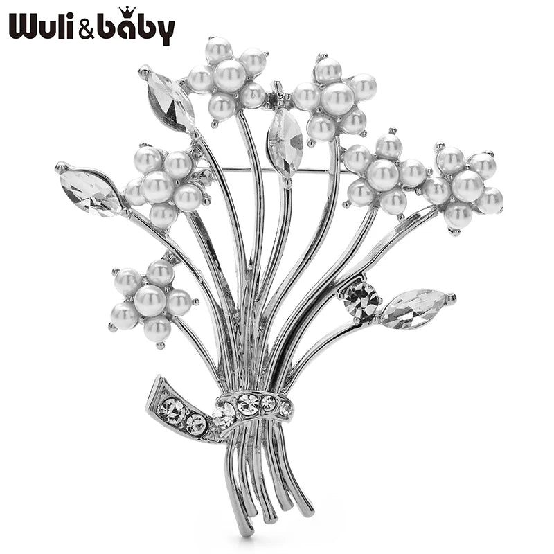 PENDRA Florielle33 Pearl Brooch