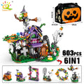 PENDRA House Train Pumpkin Building Set