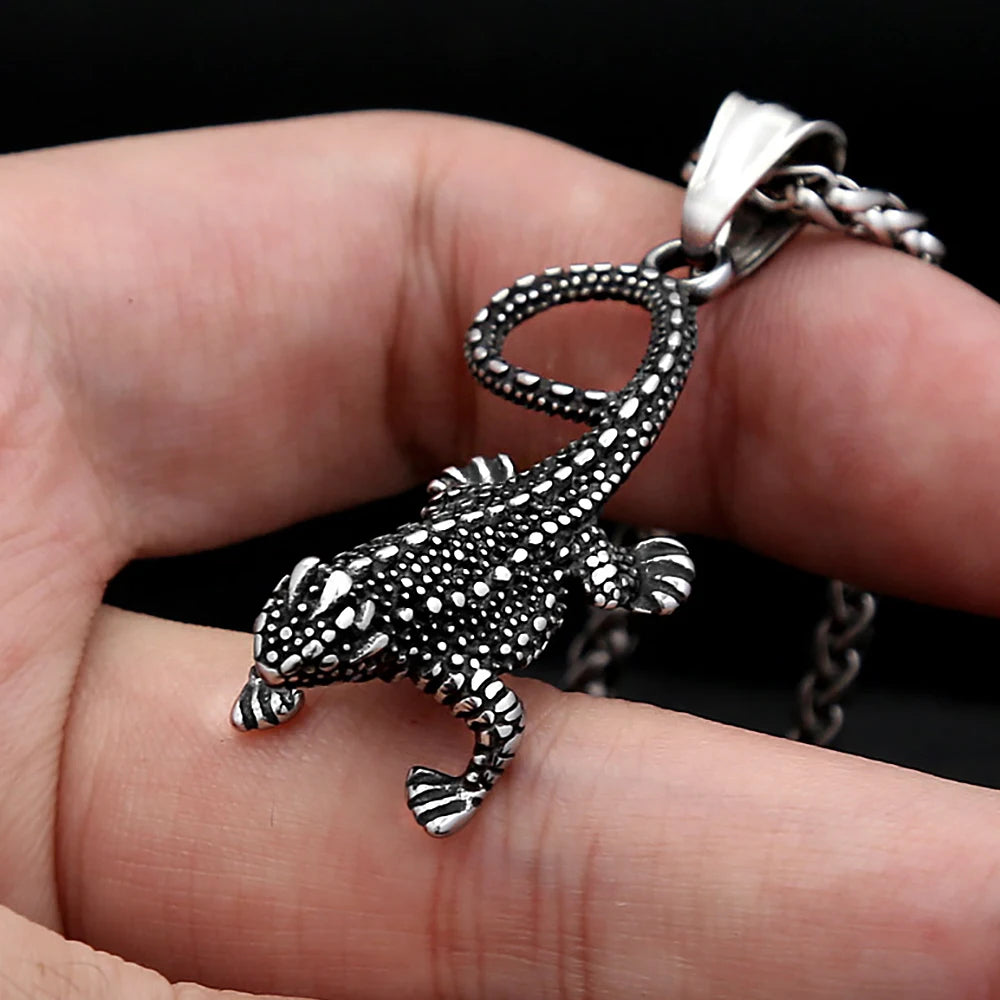PENDRA Lizardcraft Punk Lizard Pendant Necklace