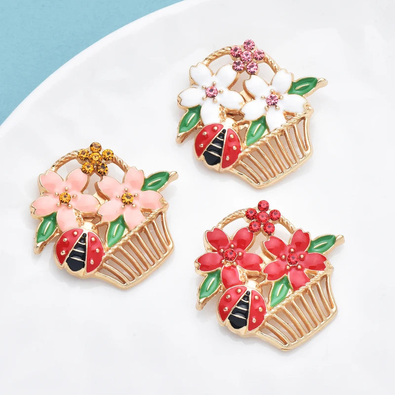 PENDRA Florielle2 Floral Brooch