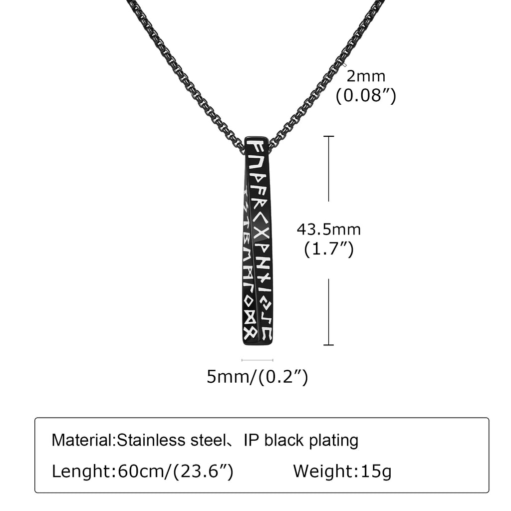 PENDRA Mobius Viking Valknut Pendant Necklace
