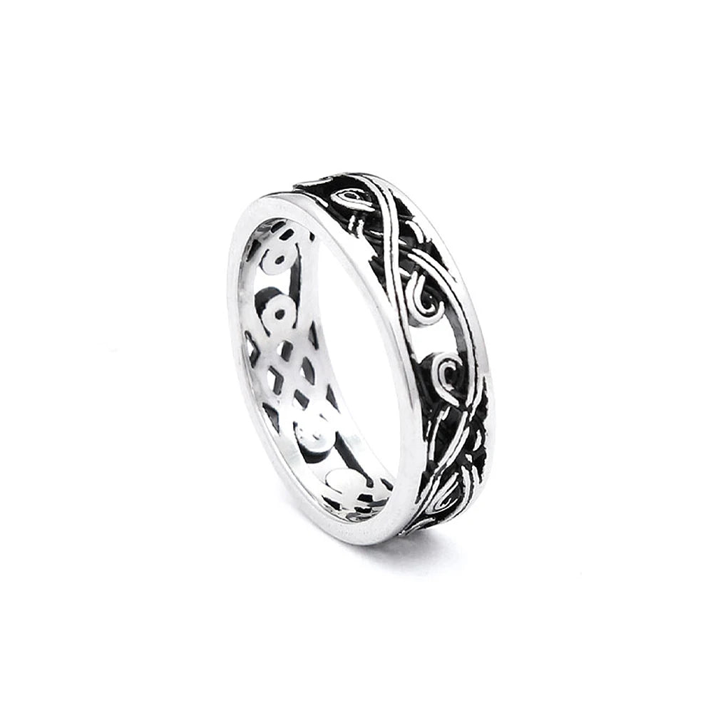 PENDRA Mobius Simple Stainless Steel Ring