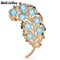 PENDRA Featherella Big Palace Feather Brooch