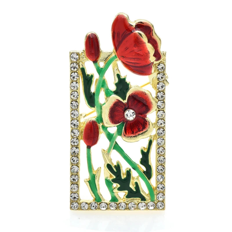 PENDRA Floravie Beautiful Flower Brooch