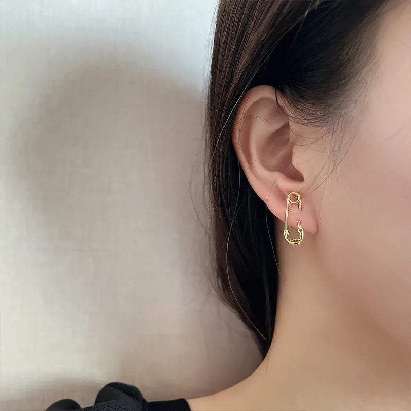 PENDRA Silver Double Layer Earrings